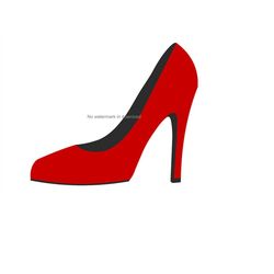 high heel shoe svg vector image, high heel shoe clip art, high heel clipart download, high heel svg cut files
