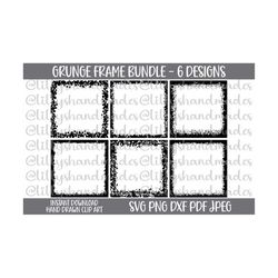 grunge frame svg, distressed frame svg, frame border svg, grunge frame png, distressed frame png, square frame svg, dist