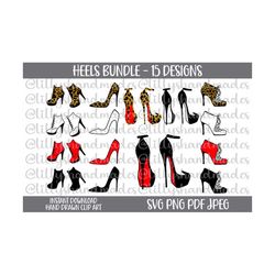 high heel svg, high heel shoe svg, stiletto svg, high heels svg, women shoes svg, shoe clipart, fashion girl svg, high h
