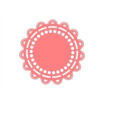 lace doily svg, lace circle svg, lace doily clipart, lace clip art silhouette svg image png dxf files for cutting file v