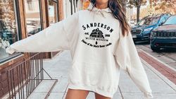 sanderson witch museum hoodie, sanderson sisters sweatshirt, witch shirt, womens halloween party sweatshirt, happy hallo