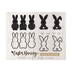 easter bunny shape svg,rabbit,bunny shape svg,decoration,dxf,png,cute,cut file,cricut,silhouette,clipart,digital,instant