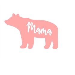 bear svg mama bear svg files, papa bear cut file silhouette bear clipart clip art, cutting file