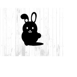 chubby bunny clipart image digital, chubby bunny digital clip art, rabbit chubby digital clipart