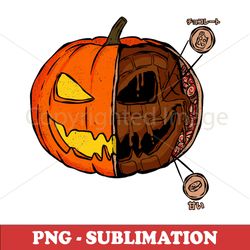 halloween pumpkin head - spooky candy - instant png sublimation digital download