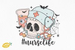 Halloween Nurse Life PNG Sublimation