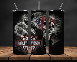 Harley Davidson 20oz Skinny Tumbler Png, Motor Harley Digital Tumbler Wrap,Digital Design Instant Download 03