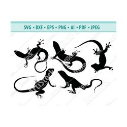 lizard svg bundle, lizard svg, lizard clipart, lizard cut files for silhouette, files for cricut, lizard vector, svg, dx