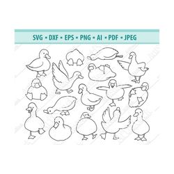 cute duck svg, flying ducks svg, farm animals svg, funny duck svg, birds cut file, ducks clipart, dfx, hunting eps, ai,