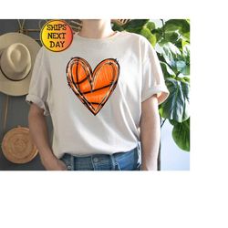 basketball heart shirt, basketball shirt, basketball sweatshirt, basketball mom shirt, girl basketball shirt, basketball