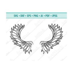 wings svg / angel wings svg / wings bundle / wings cricut svg / wings angel clipart / wings cut file / heaven svg / cric