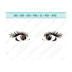 eyelashes svg, eyes svg, beauty svg, make up svg, eye lashes svg, face svg, cute svg, eyebrows svg, makeup svg, fashion