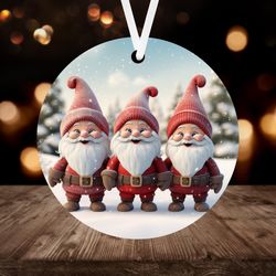 christmas gnome ornament