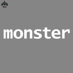 monster funny ypography png