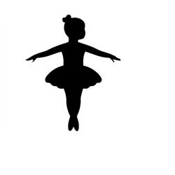 baby ballerina clip art svg dxf png pdf clip art baby ballerina picture dxf cutting image webp design for crafting comme