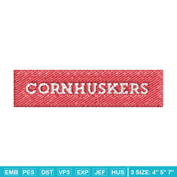 nebraska cornhuskers embroidery, nebraska cornhuskers embroidery, football embroidery design, ncaa embroidery. (6)