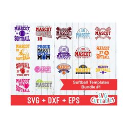 softball svg bundle, softball template, team, svg, dxf, silhouette file, cricut cut file, fill it in, svg cuttables, dig