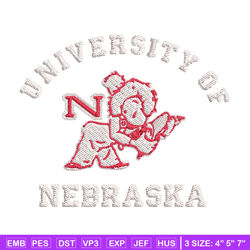 nebraska cornhuskers embroidery, nebraska cornhuskers embroidery, football embroidery design, ncaa embroidery. (30)