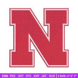 nebraska cornhuskers embroidery, nebraska cornhuskers embroidery, football embroidery design, ncaa embroidery. (9)
