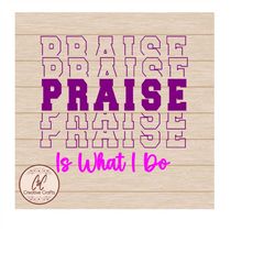 praise is what i do | scripture svg | faith svg |svg |png | jpg| instant digital download