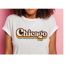 chicago retro svg | personalization available | gift idea |svg |png |jpg| instant digital download