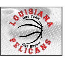 louisiana pelicans  basketball |svg |png |jpg| cricut design space | instant digital download