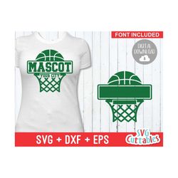 basketball svg - basketball template 0013 - svg - eps - dxf - basketball team svg - silhouette - cricut cut file - svg f
