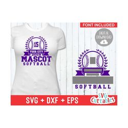 softball svg, softball template, team,  svg, eps, dxf, silhouette file, cricut cut file, 008, fill it in, svg cuttables,