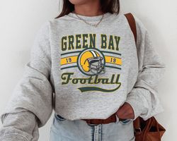 vintage green bay football crewneck sweatshirt  t-shirt, packers sweatshirt