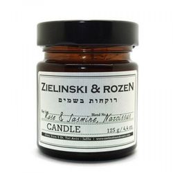 scented candle zielinski & rozen rose, jasmine, narcissus