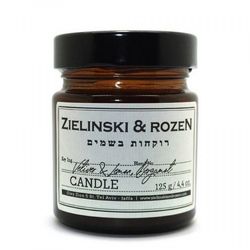 scented candle zielinski & rozen vetiver & lemon, bergamot