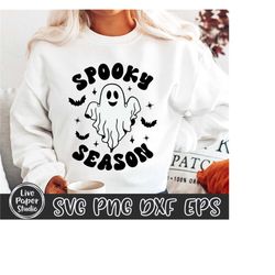 ghost vibes svg, spooky svg, halloween svg, spooky season svg, retro halloween svg, popular svg, trendy svg, digital dow