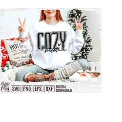 cozy season svg, png, christmas jumper svg, stay home svg, cozy season svg, get cozy svg, merry christmas svg, cosy vibe