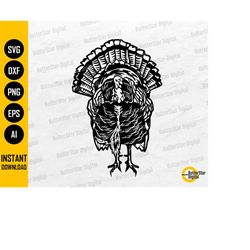 wild turkey svg | turkey svg | turkey hunter svg | hunting decal graphic sticker | cricut cutting file clipart vector di