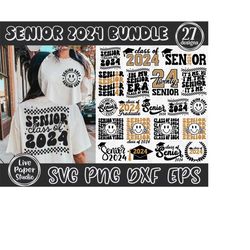 retro class of 2024 svg, senior 2024 svg, graduation svg, senior shirt svg, 2024 graduate svg, last day of school svg, d