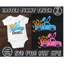 easter truck svg, carrot truck svg, bunny truck svg, vintage truck svg, boy easter, bunny ears, baby, digital download p