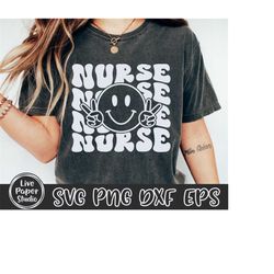 nurse svg png, school nurse png, retro back to school svg, first day of school svg, registered nurse, digital download p