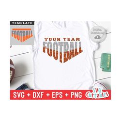 football svg -  football template 0049 - svg - eps - dxf - football shirt design - silhouette - cricut cut file, digital