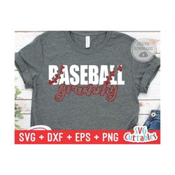 baseball grammy svg - baseball svg - eps - dxf - png - baseball grandma cut file - silhouette - cricut - digital downloa