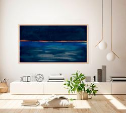 samsung frame tv art abstract night landscape tv wall art abstract modern paint wall art digital art