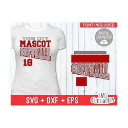 softball svg, softball template, team,  svg, eps, dxf, silhouette file, cricut cut file, 002, fill it in, svg cuttables,