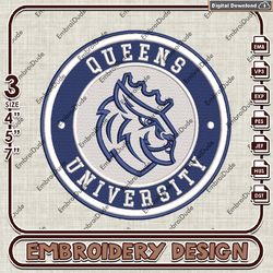 NCAA Logo Embroidery Files, NCAA Royals, Queens University Royals Embroidery Designs, Machine Embroidery Designs