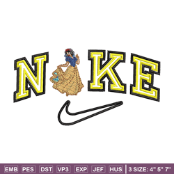 nike snow white embroidery design, disney embroidery, nike design, embroidery shirt, embroidery file,digital download