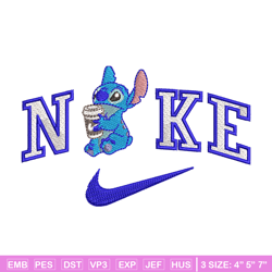 nike stitch coffee embroidery design, stitch embroidery, nike design,embroidery shirt, embroidery file, digital download