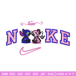 nike stitch couple embroidery design, stitch embroidery, nike design, embroidery file,embroidery shirt, digital download