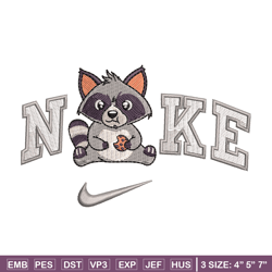 nike squirrel embroidery design, squirrel embroidery, nike design, embroidery shirt, embroidery file, digital download