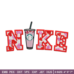 nike starbuck embroidery design, starbuck embroidery, nike design, embroidery shirt, embroidery file,digital download