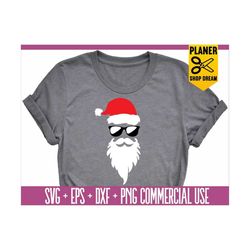 santa svg, christmas svg,hipster santa svg,santa face svg, santa with sunglasses svg, hipster santa santa clipart,santas