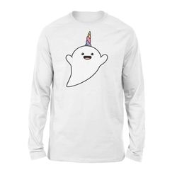 I&8217m A Boonicorn, Cute Halloween Shirt, Unicorn Ghost &8211 Standard Long Sleeve