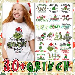 30+ Green Monster Embroidery Bundle, Ew People Happy Christmas Embroidery Design, Movie Christmas Embroidery Design For Shirt, Christmas 2023 Embroidery File